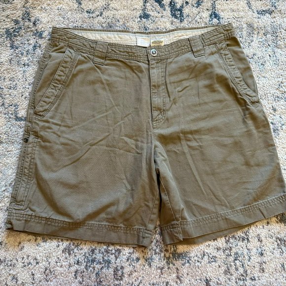 Columbia Other - Columbia | Omni Shield ROC Outdoor Canvas Khaki Shorts 38 36 8.5" Inseam Hiking